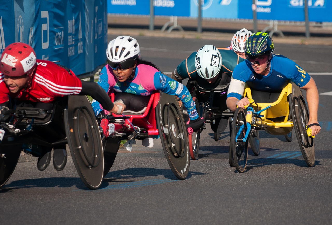 Wheelchair racing, paralympics, race — NBA Bite: Watch NBA Playoffs and Finals Live